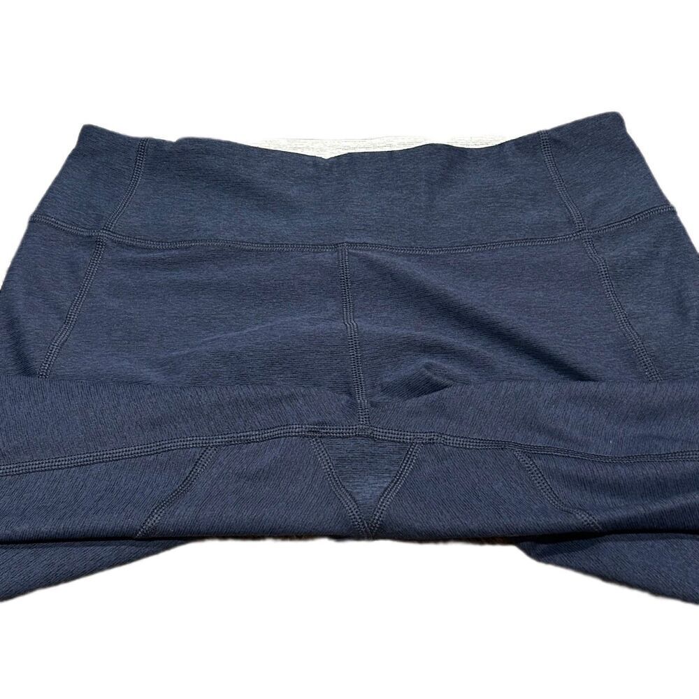 Outdoor Voices 7/8 Dipped Warmup High Waisted Blue Legging Medium - Picture 5 of 6